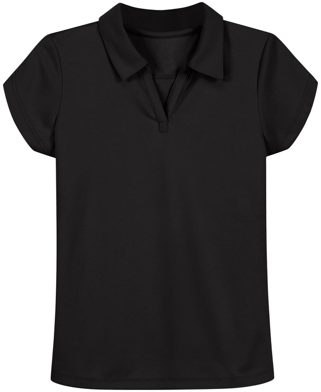 Nautica Girls' School Uniform Short Sleeve Perform