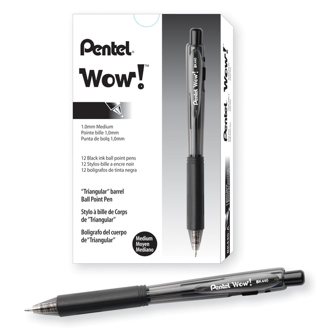 Pentel BK440 Retractable Ballpoint Pen and Ergonom