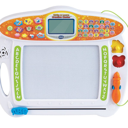 VTech Demostraciones Animadas Pizarra de Escritura Creativa Write & Learn - Pizarra Educativa - Magnética, Plástico - Educativa y Divertida - Multicolor