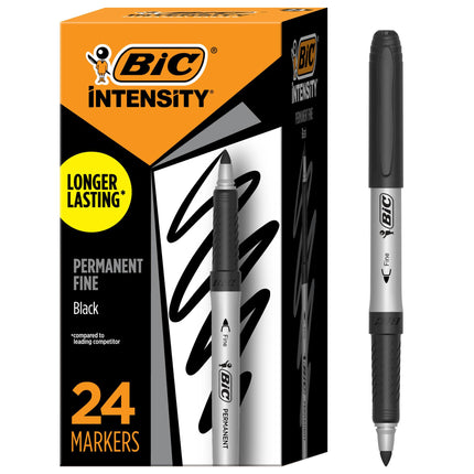 BIC Mark-it Permanent Marker Fine Point 24ct Black