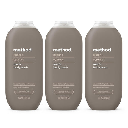 Method Men's Cedar + Cypress Shower Gel 510ml - Pa