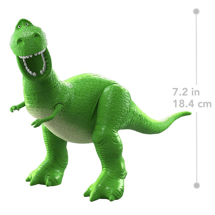 Mattel Disney Pixar Toy Story 5 Rex Action Figure 7.25-Inch Tall Tyrannosaurus Dinosaur 8 Articulated Joints Playscale JKV17