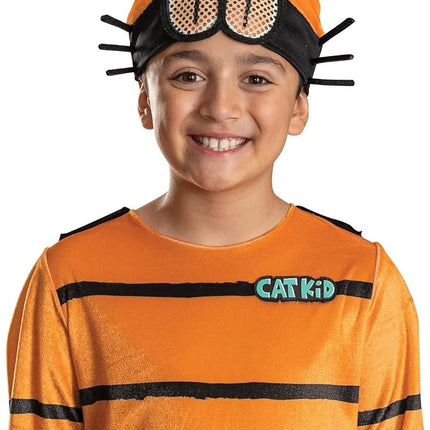 Disguise Dog Man Lil' Petey as Cat Kid Costume for Kids, 5-6 Years
