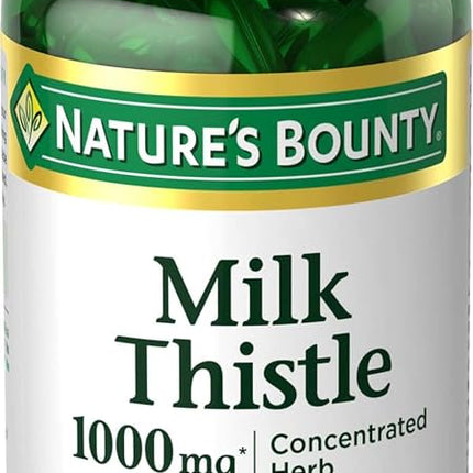 Nature's Bounty Milk Thistle 1000 mg, 50 Softgels