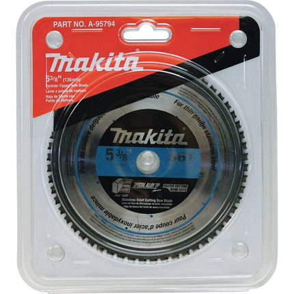 Makita A-95794 5-3/8-Inch 56T Carbide Cutting Blade, Stainless Steel