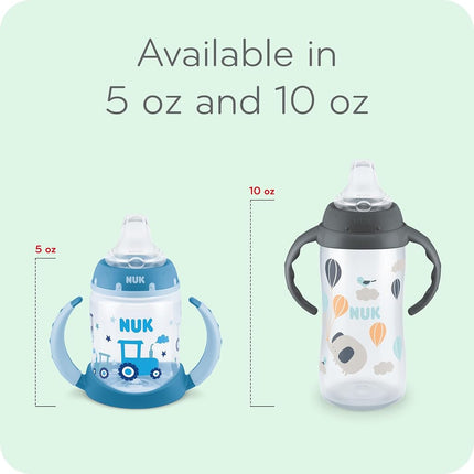 Vaso de aprendizaje NUK, 295 ml, paquete de 2, 8+ meses