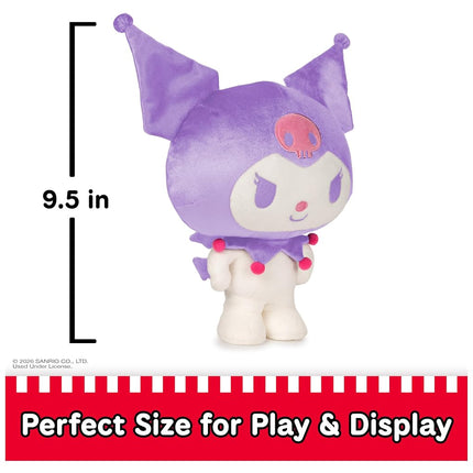 GUND Sanrio Hello Kitty Kuromi Plush, Premium Stuffed Animal for Ages 1 and Up, 9.5”, Purple/White