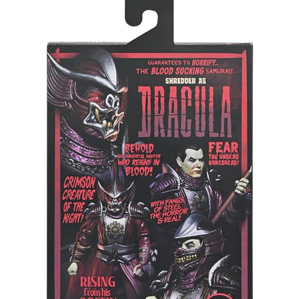 NECA Universal Monsters x Teenage Mutant Ninja Turtles 7" Scale Shredder as Dracula Crimson Figure