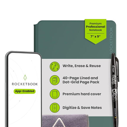 Rocketbook PRO 2.0 Reusable Digital Notebook - Sma