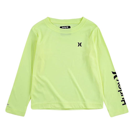 Camiseta Hurley de manga larga para niños, Volt Heather, Mediana