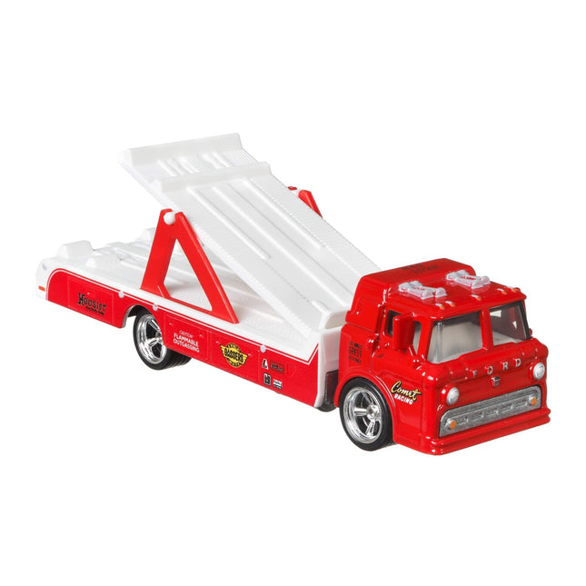 Hot Wheels Premium 2021 Transporte de equipo #28 '65 Mercury Comet Cyclone/Ford C-800