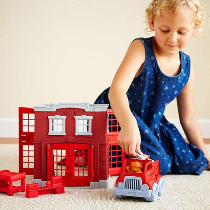 Green Toys Fire Station Playset
