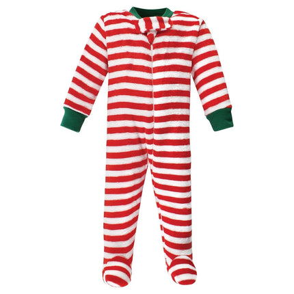 Hudson Baby Baby Girls' Plush Sleep and Play, Rudolph, 6-9 Months