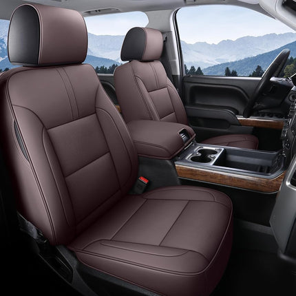 Coverado Chevy Silverado Seat Covers, Leather Car 