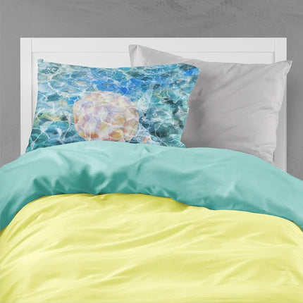 Taie d'oreiller Caroline's Treasures Tortue de mer sous l'eau, polyester, multicolore, standard