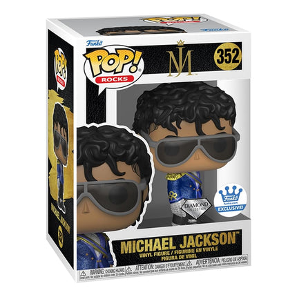 Funko Pop! Rocks - (352) Michael Jack Diamond MJ (1984) Special Edition 9 cm