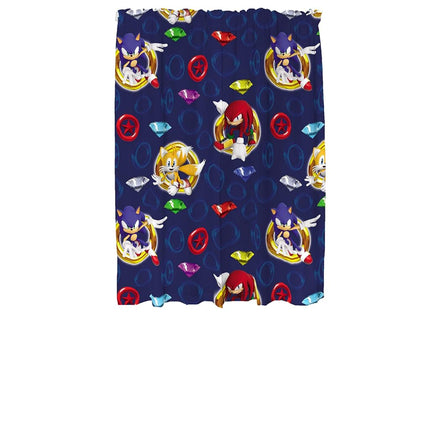Franco Kids Room Window Curtains Drapes Set, 82 in x 63 in, Sonic The Hedgehog, Anime