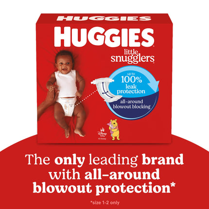 HUGGIES LITL SNUGLR ECON+ Nappy SZ1 198