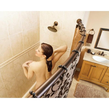 Moen S6310EPWR ExactTemp 7" Eco-Performance One-Function Rainshower Showerhead with Immersion Technology, Wrought Iron