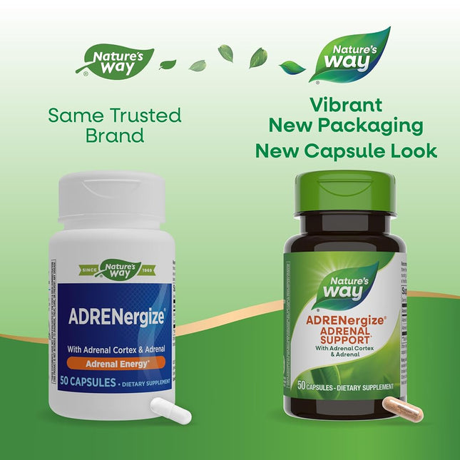 Enzymatic Therapy Adrenergize (50 Capsules), 200 g