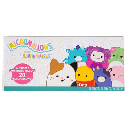 Micromallows Squishmallows Original Plush 20-Pack - includes Squishmallows favourites Raine the Octopus, Dagmar the Lemon Cow, Phaedra the Pink Leopard