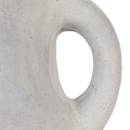 Bloomingville Neutral Reactive Glaze Stoneware Pitcher, 9.5", Bone