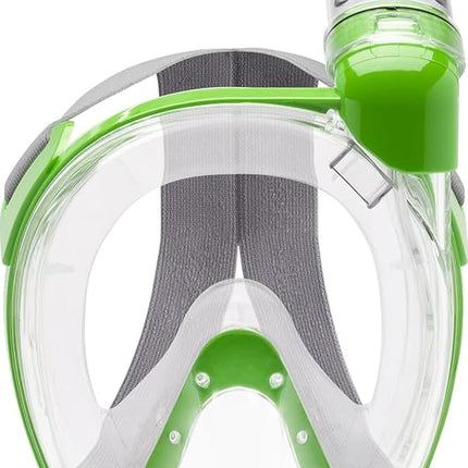 Cressi Duke Dry, Clear/Lime, S/M