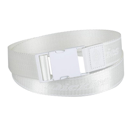 Dickies Women's Speed Clip Buckle Belt, White, L-x-L