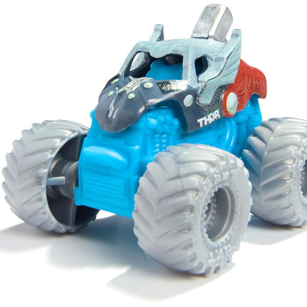 Monster Jam, Marvel Official Mini 5-Pack with Mystery Collectible Monster Truck, 1:87 Scale, Surprise Kids Toys for Boys and Girls Ages 3 and up