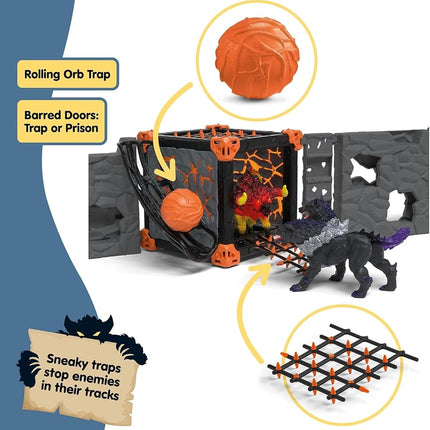 Schleich Eldrador - 71Pc Battlecave Arena: Lava Vs. Shadow | 42673