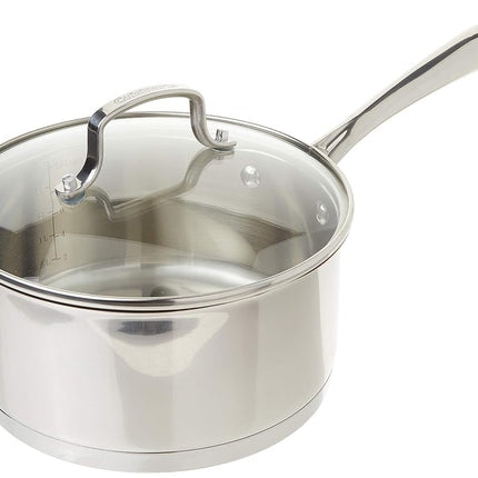 Cuisinart Professional Stainless Saucepan with Cover, 3-Quart, Stainless Steel