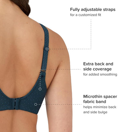 Wacoal Women's Back Appeal Underwire Bra, Deep Slate, 38C