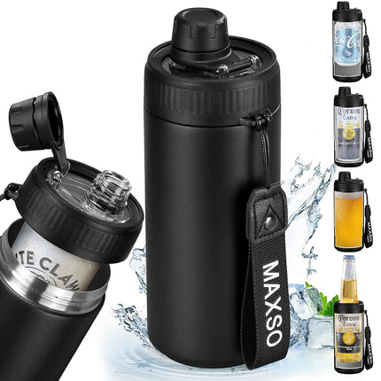 MAXSO Sealed Can Cooler Fizz Lid Can Cover for 12 