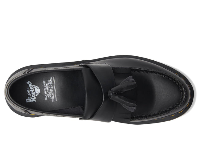 Dr. Martens Mocassins vegans Adrian unisexe pour adulte, Noir, 14 femmes/14 hommes