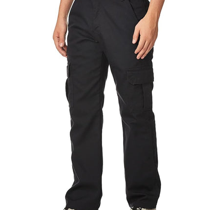 Dickies Men's Tough Max Duck Cargo Pant Work Utility, Stonewashed Black, 42W x 30L