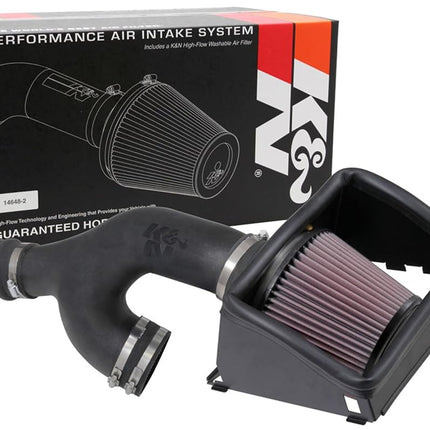 K&N Aircharger Kit Compatible with Ford F150 (Raptor)/Expedition/Navigator 3.5L 2017-2021 (63-2599)