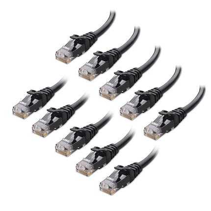 Cable Matters 5-Pack Snagless Cat6 Ethernet Cable (Cat6 Cable/Cat 6 Cable) in Yellow 7 Feet - Available 1FT - 150FT in Length