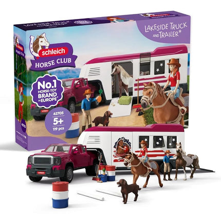 Schleich Horse Club - 119Pc Lakeside Truck And Tra