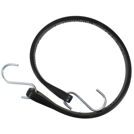 STANLEY S300415 Cuerdas elásticas de goma negras de 15" para todo tipo de clima con ganchos en S para asegurar lonas, remolques de plataforma y cubiertas de barcos, almacenamiento y carga, paquete de 40 unidades