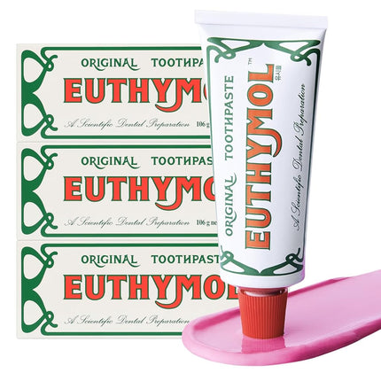EUTHYMOL Original Toothpaste (3.7fl oz, Pack of 3)