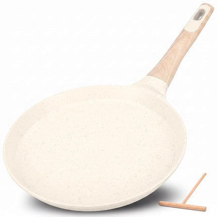 NutriChef Crepe Maker, 28cm Nonstick Pan, Induction Cookware