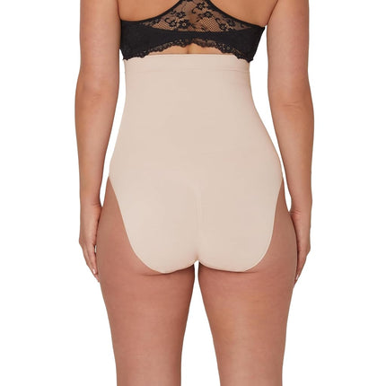 Maidenform Women's Seamless, Tummy High-Waist Brief, Firm Control Shapewear Panty, Evening Blush, XL