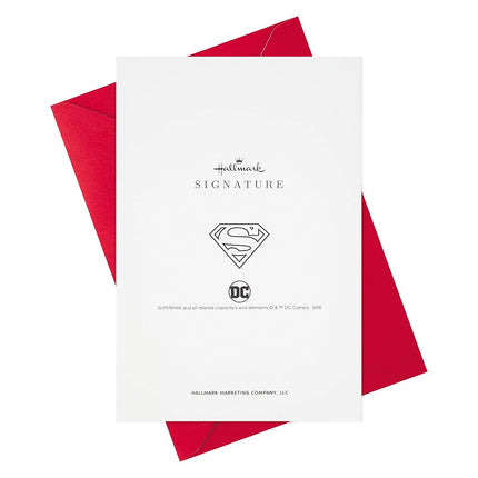 Hallmark Signature Birthday Greeting Card for Him (Superman Silhouette)