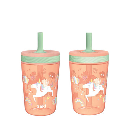 Zak Designs Unicorn Kelso 15oz Leak-Proof Toddler 