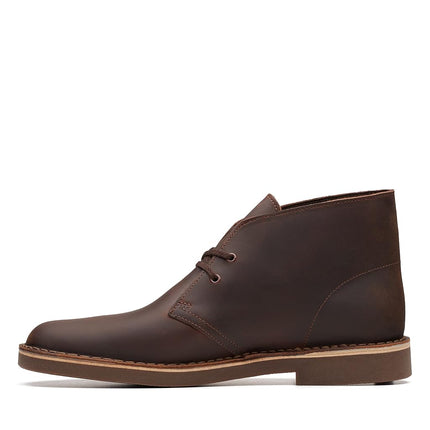 Clarks Men's Bushacre 2 Lace-Up Desert Chukka Boot Dark Brown Size 10 Wide