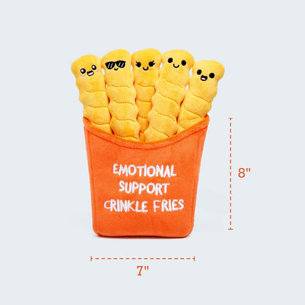 WHAT DO YOU MEME? Emotional Support Crinkle Fries - The Original Viral Cuddly Plush Comfort Food, Unique Gift for Valentine's Day, Birthdays, Christmas, Friendship & Anniversary's