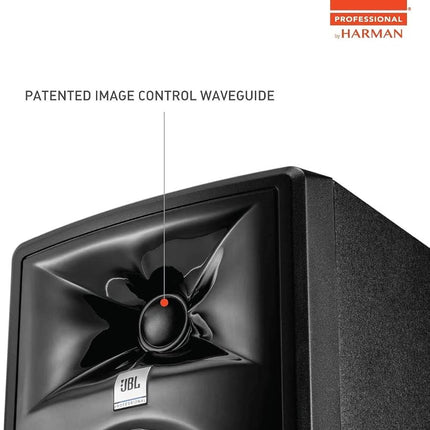 JBL Professional 305P MkII 5-Inch 2-Way Powered, Active Monitor Speakers for Near Field Music Production, Studio Monitor, Desktop Computer, Hi-Fi Audio. Sold as Pair, Black