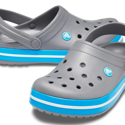 Crocs Unisex Crocband Clogs, Charcoal Ocean, 3 UK Men/ 4 UK Women