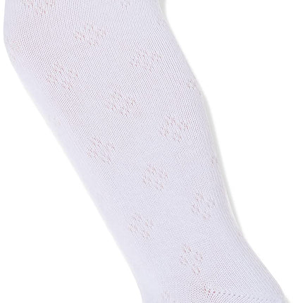 The Children's Place girls Tights Hosiery, White, 