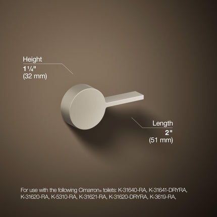 Kohler K-9466-R-BN Cimarron Right-Hand Trip Lever, Vibrant Brushed Nickel